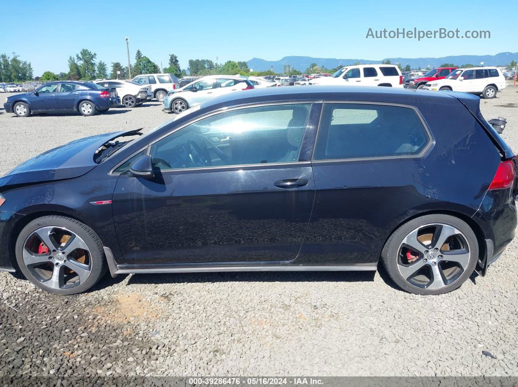 2015 Volkswagen Golf Gti 2.0t S 2-door Black vin: 3VWYT7AU8FM068649