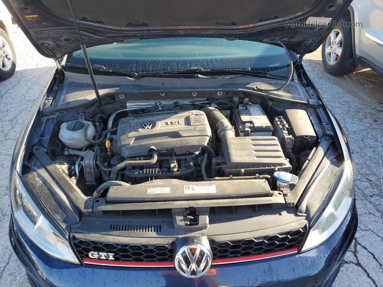 2015 Volkswagen Gti  Blue vin: 3VWYT7AU8FM080476