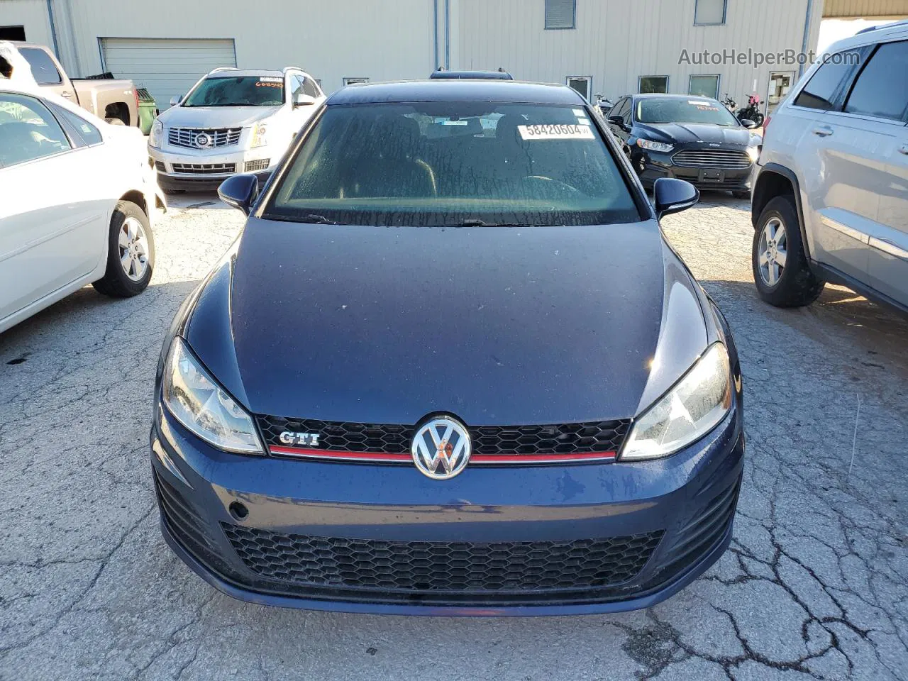 2015 Volkswagen Gti  Blue vin: 3VWYT7AU8FM080476