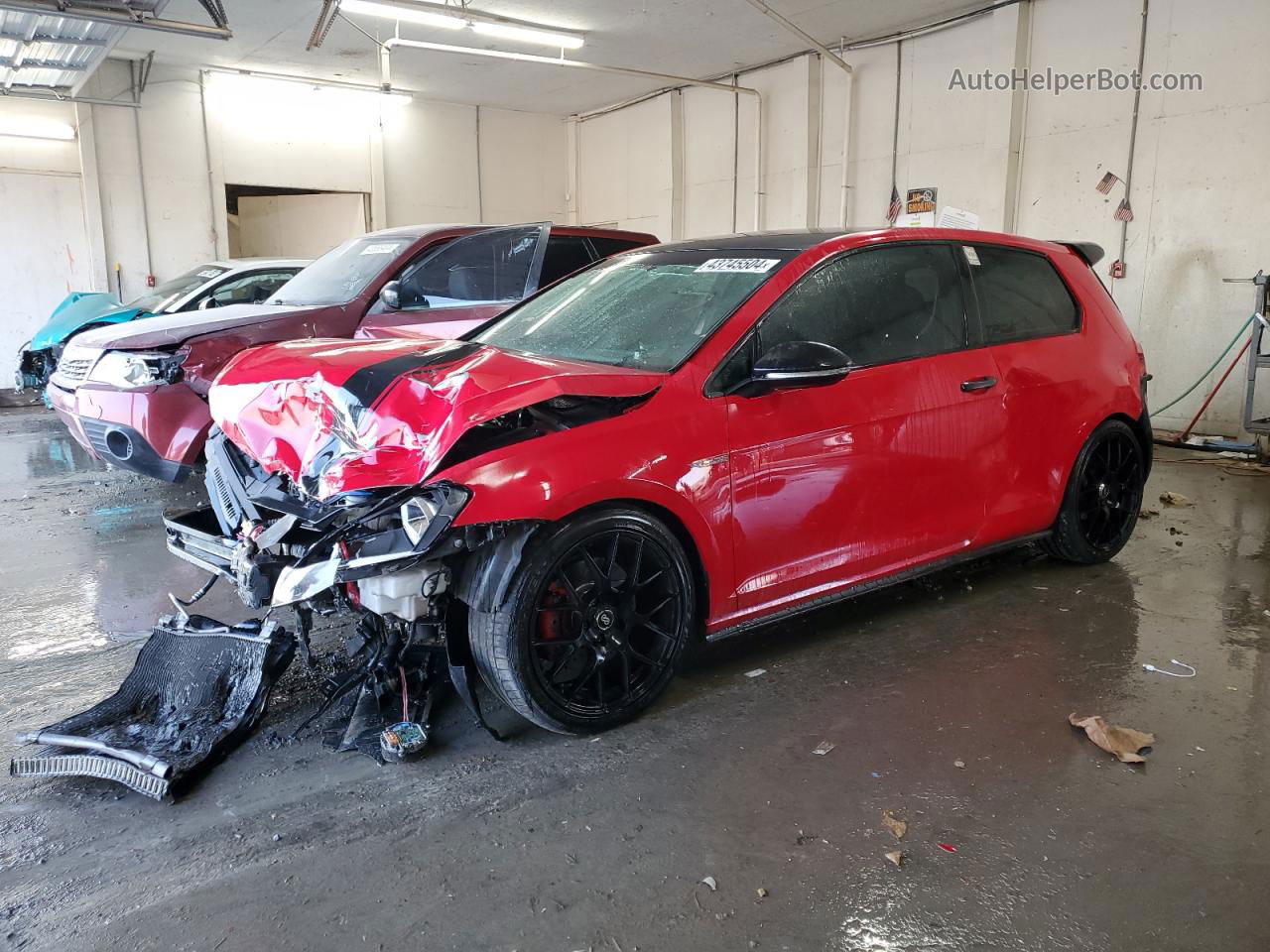 2015 Volkswagen Gti  Red vin: 3VWYT7AU9FM051486