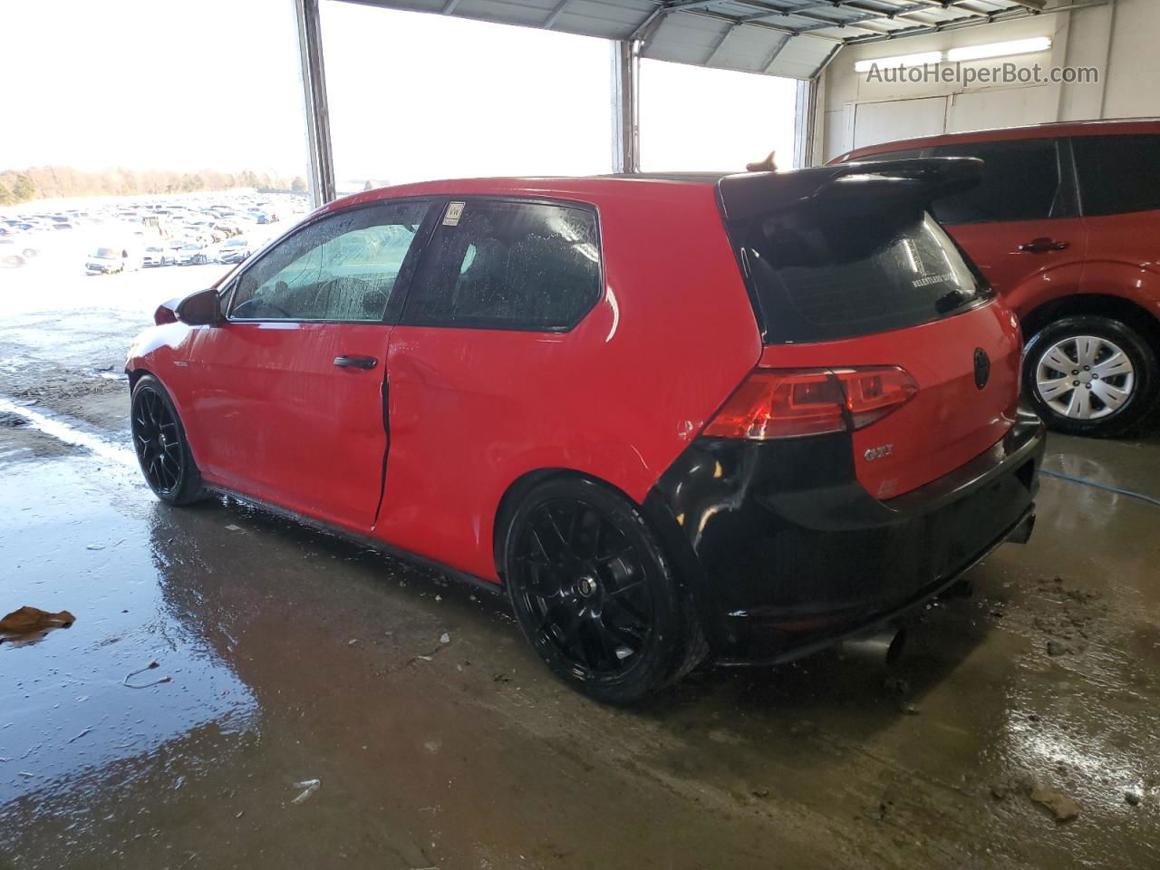 2015 Volkswagen Gti  Red vin: 3VWYT7AU9FM051486