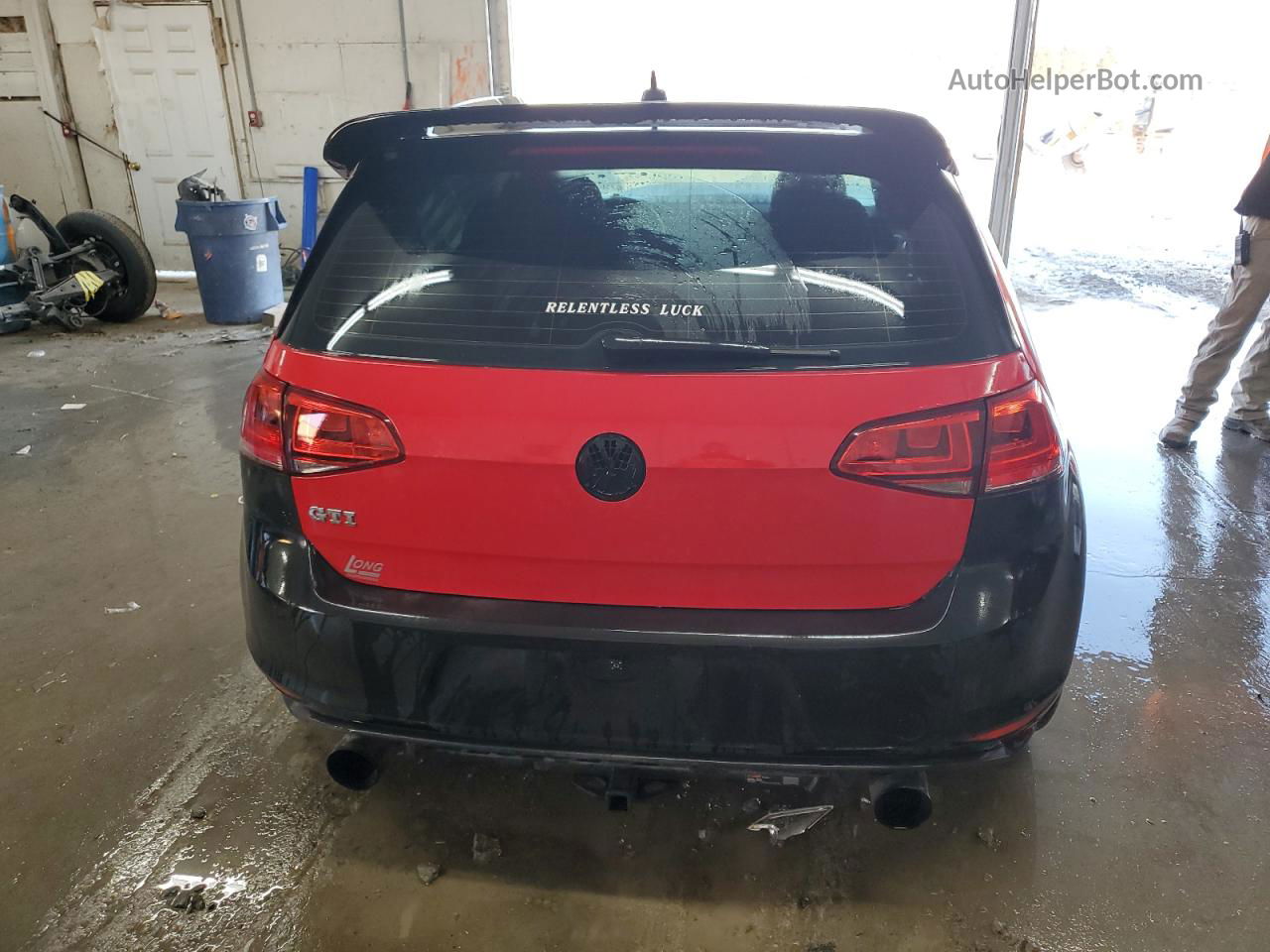 2015 Volkswagen Gti  Red vin: 3VWYT7AU9FM051486