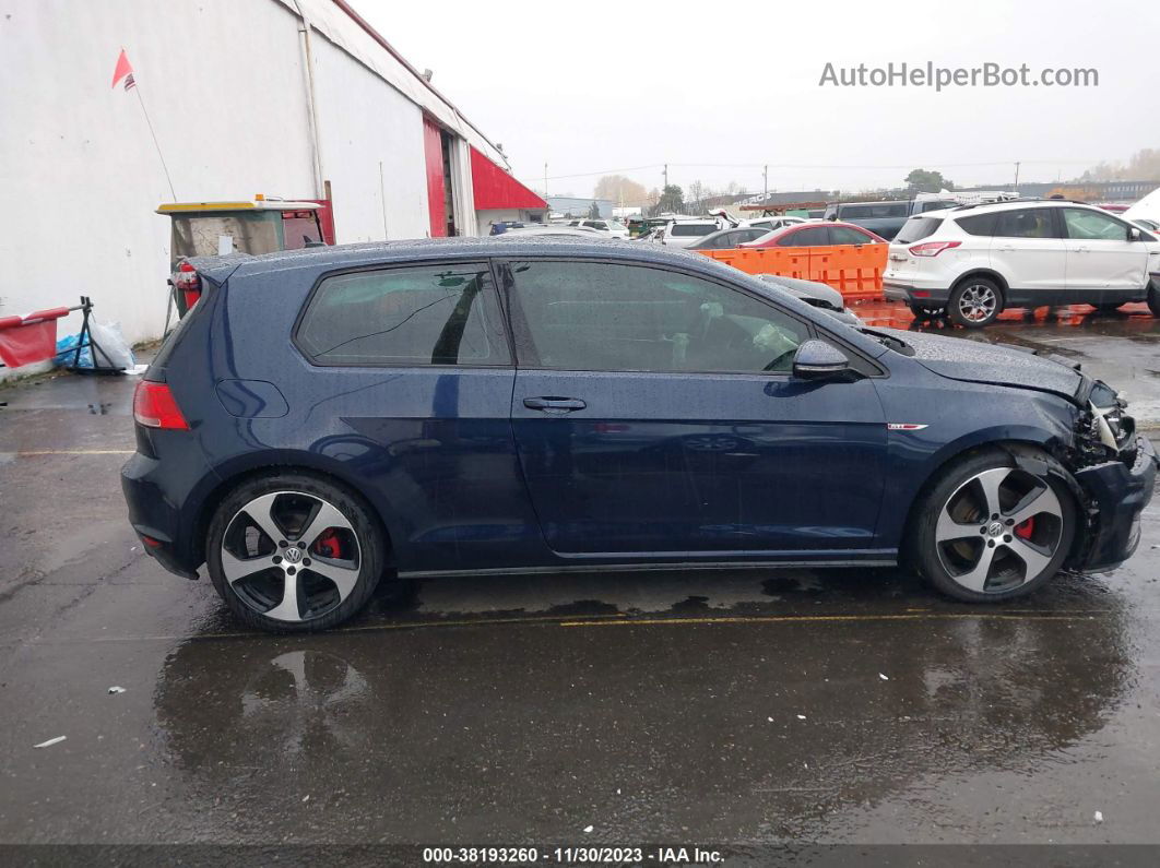 2015 Volkswagen Golf Gti 2.0t S 2-door Dark Brown vin: 3VWYT7AU9FM087355