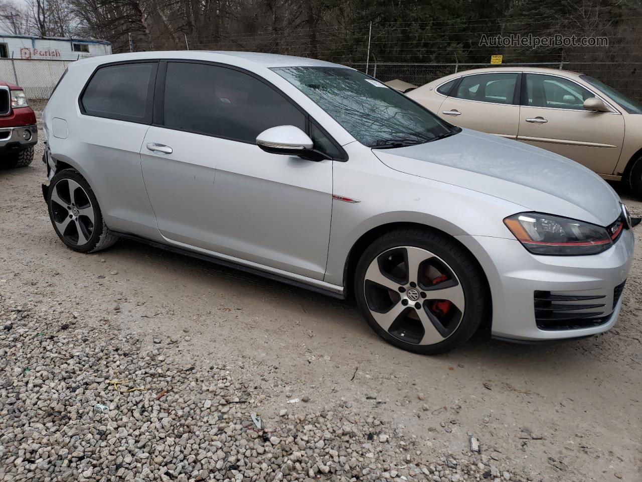 2016 Volkswagen Gti S/se Серебряный vin: 3VWYT7AU9GM023172