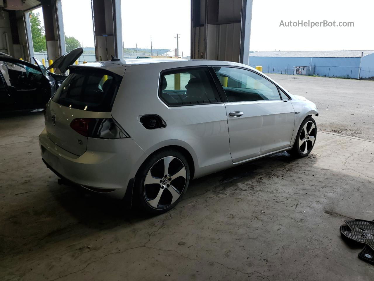 2015 Volkswagen Gti  Silver vin: 3VWYT7AUXFM041971