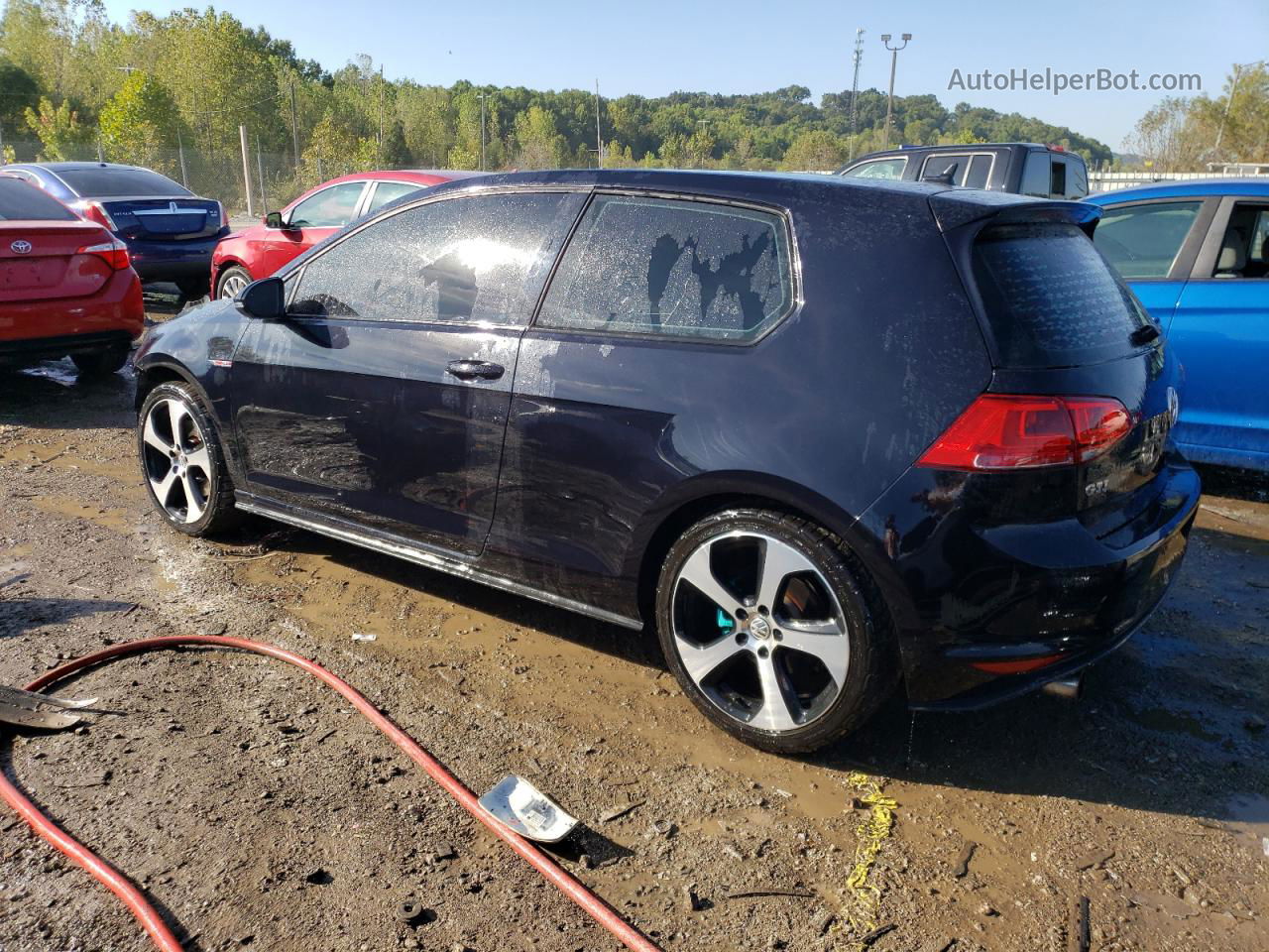 2016 Volkswagen Gti S/se Black vin: 3VWYT7AUXGM006106