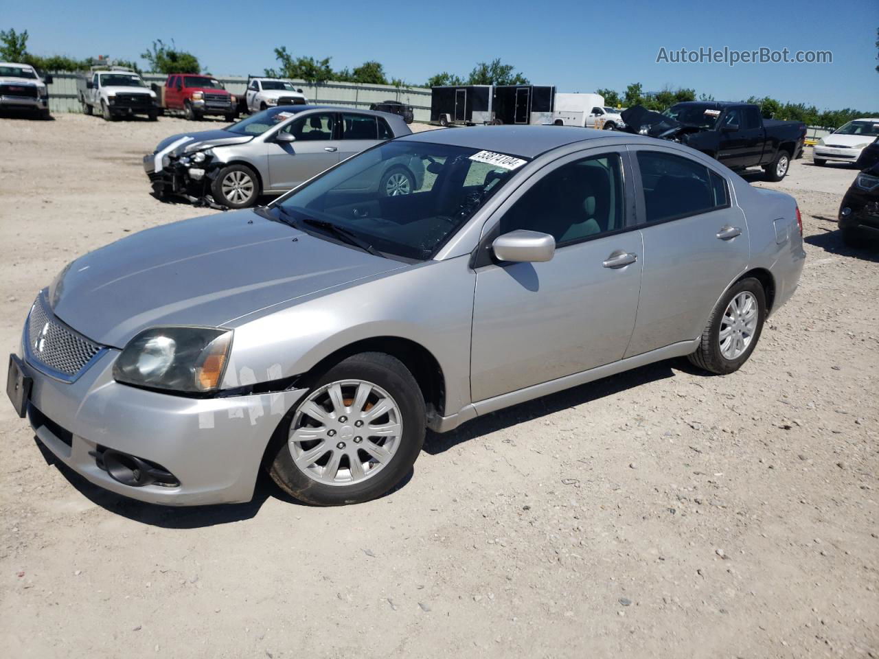 2011 Mitsubishi Galant Fe Silver vin: 4A32B2FF0BE007169