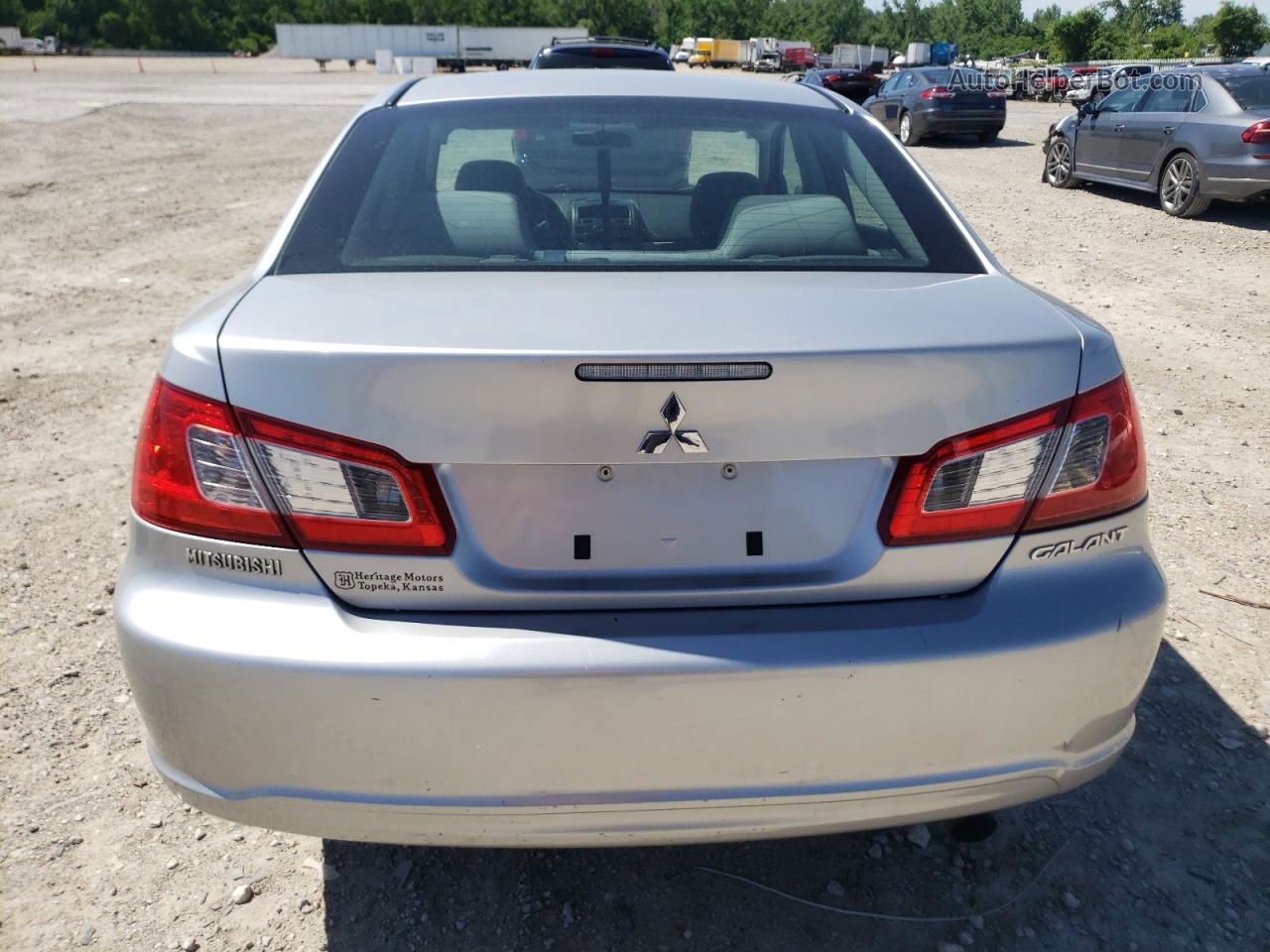 2011 Mitsubishi Galant Fe Серебряный vin: 4A32B2FF0BE007169