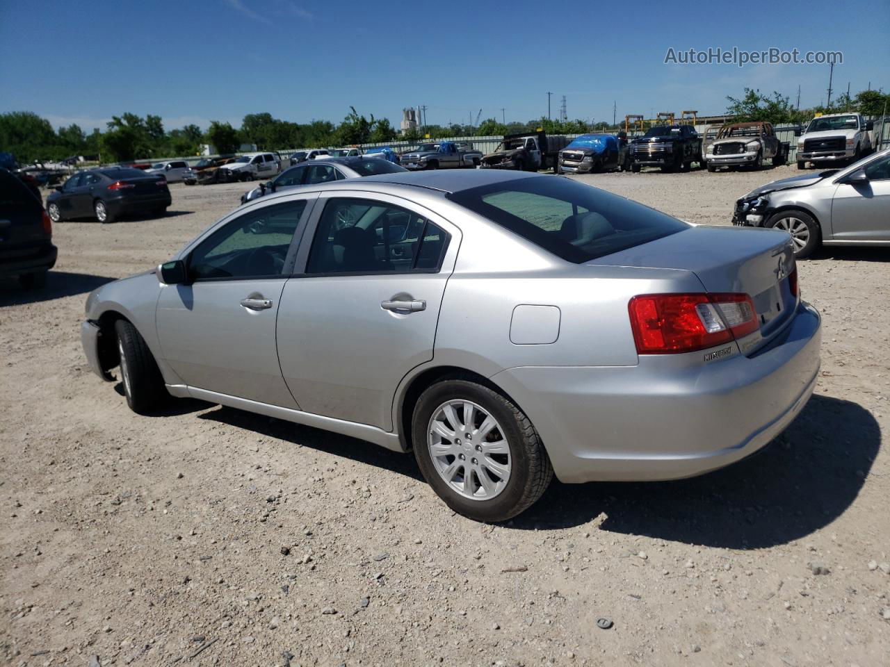 2011 Mitsubishi Galant Fe Silver vin: 4A32B2FF0BE007169