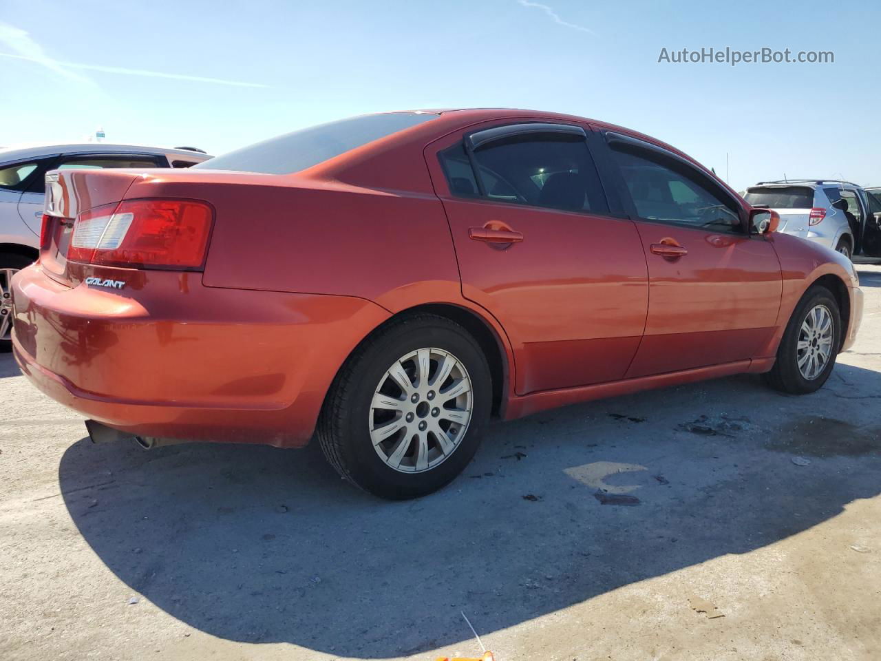 2011 Mitsubishi Galant Fe Maroon vin: 4A32B2FF1BE013711