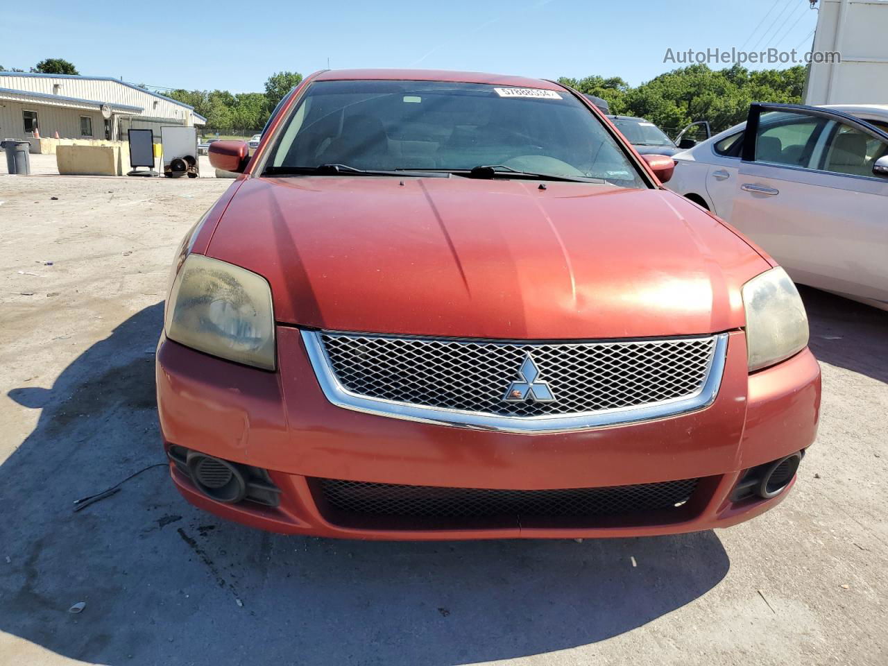 2011 Mitsubishi Galant Fe Maroon vin: 4A32B2FF1BE013711