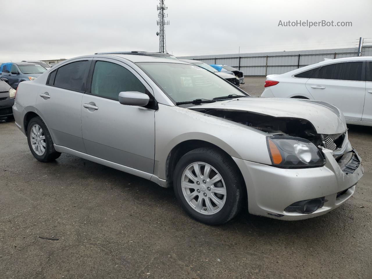 2011 Mitsubishi Galant Fe Silver vin: 4A32B2FF8BE020025