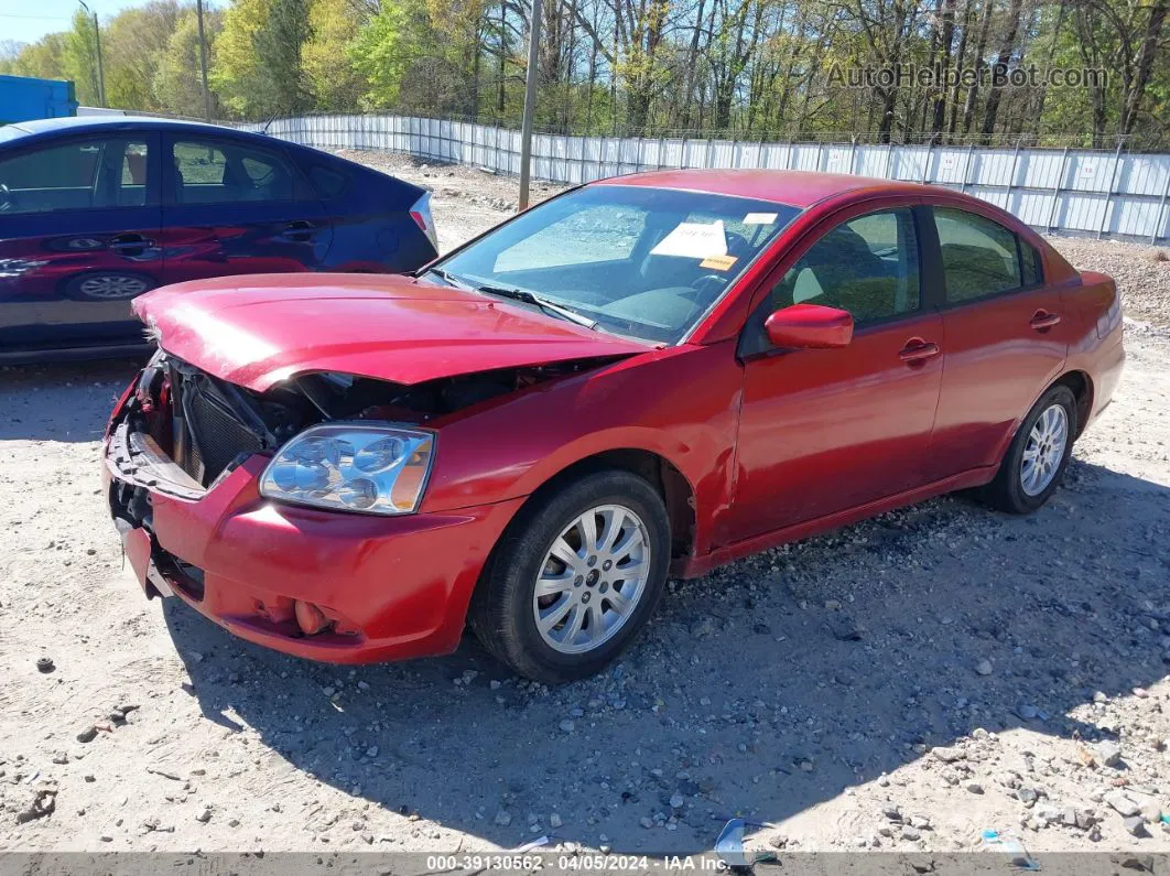 2011 Mitsubishi Galant Es Red vin: 4A32B2FFXBE008944