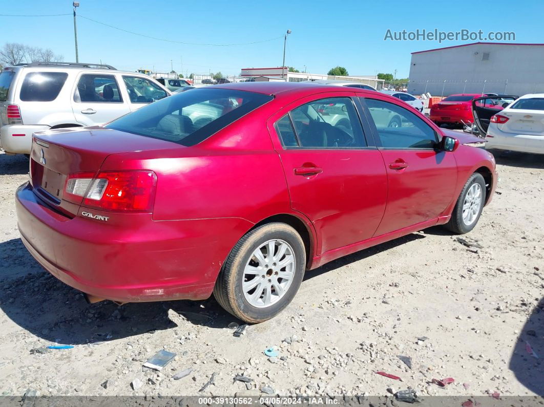 2011 Mitsubishi Galant Es Красный vin: 4A32B2FFXBE008944