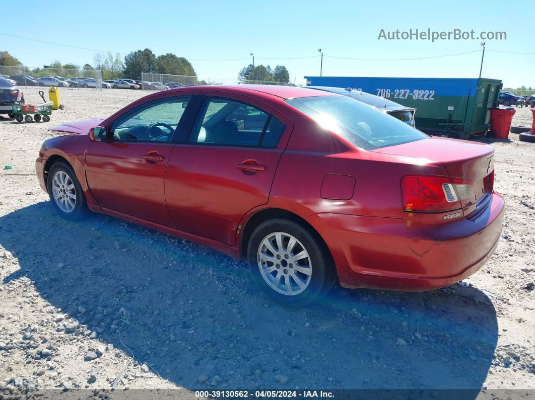 2011 Mitsubishi Galant Es Красный vin: 4A32B2FFXBE008944