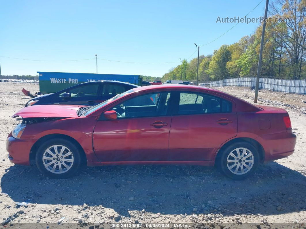 2011 Mitsubishi Galant Es Красный vin: 4A32B2FFXBE008944