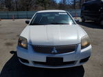 2011 Mitsubishi Galant Fe White vin: 4A32B2FFXBE024562