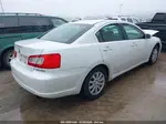 2011 Mitsubishi Galant Es White vin: 4A32B2FFXBE029082