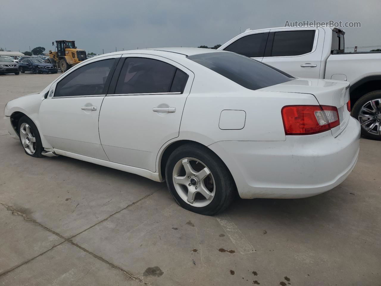 2011 Mitsubishi Galant Es White vin: 4A32B3FF2BE033553