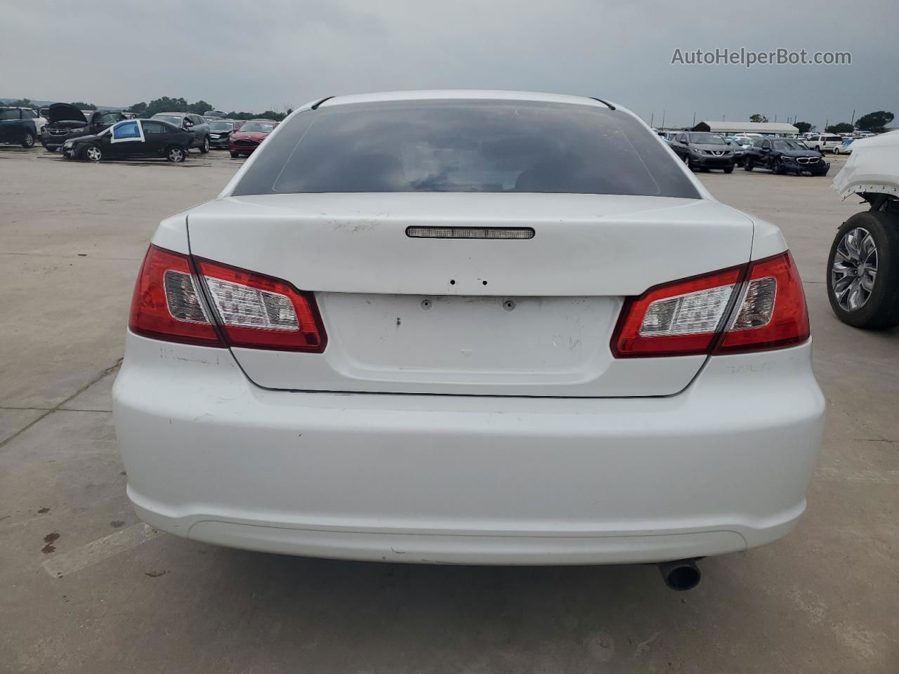 2011 Mitsubishi Galant Es White vin: 4A32B3FF2BE033553