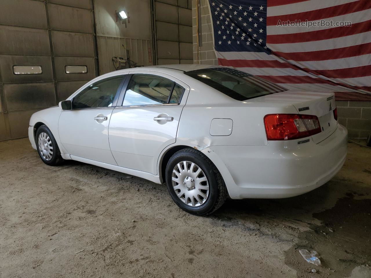 2011 Mitsubishi Galant Es White vin: 4A32B3FF4BE032744