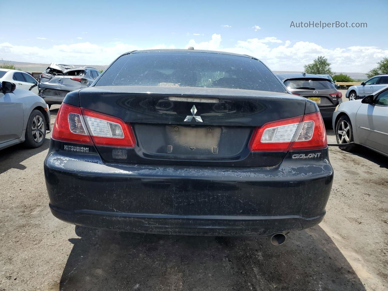 2011 Mitsubishi Galant Es Black vin: 4A32B3FF7BE032723