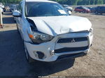 2013 Mitsubishi Outlander Sport Es White vin: 4A4AP3AU0DE003114