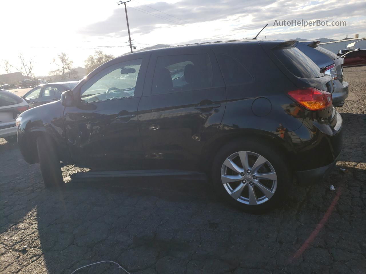 2013 Mitsubishi Outlander Sport Es Black vin: 4A4AP3AU0DE005235