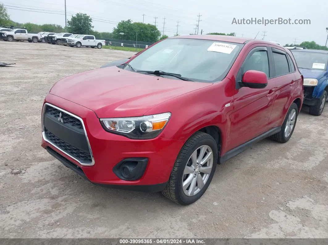 2013 Mitsubishi Outlander Sport Es Red vin: 4A4AP3AU0DE006465