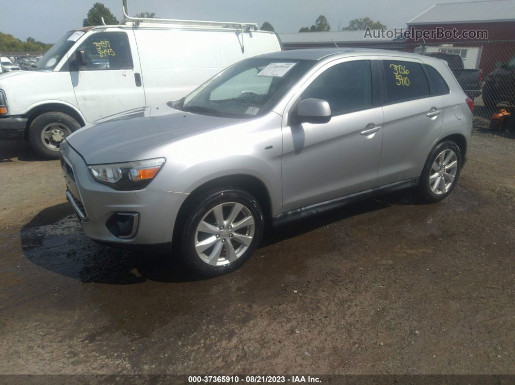 2013 Mitsubishi Outlander Sport Es Silver vin: 4A4AP3AU0DE013321