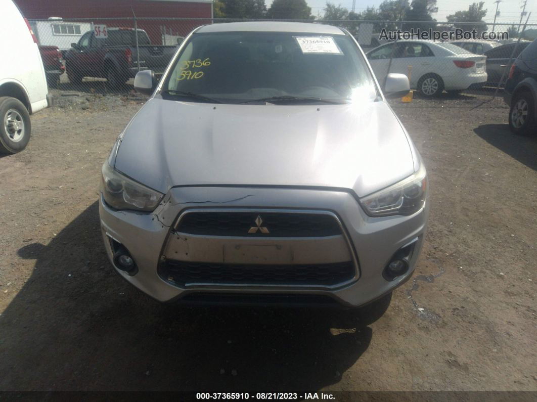 2013 Mitsubishi Outlander Sport Es Silver vin: 4A4AP3AU0DE013321