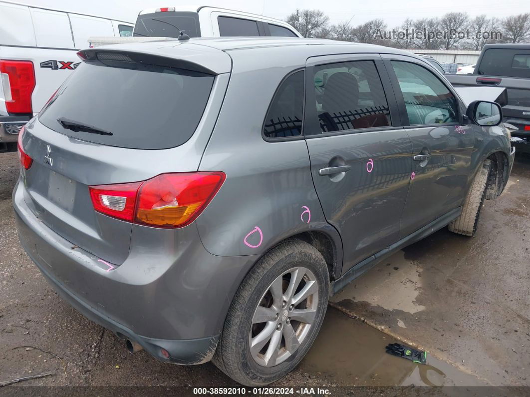 2013 Mitsubishi Outlander Sport Es Silver vin: 4A4AP3AU0DE018647