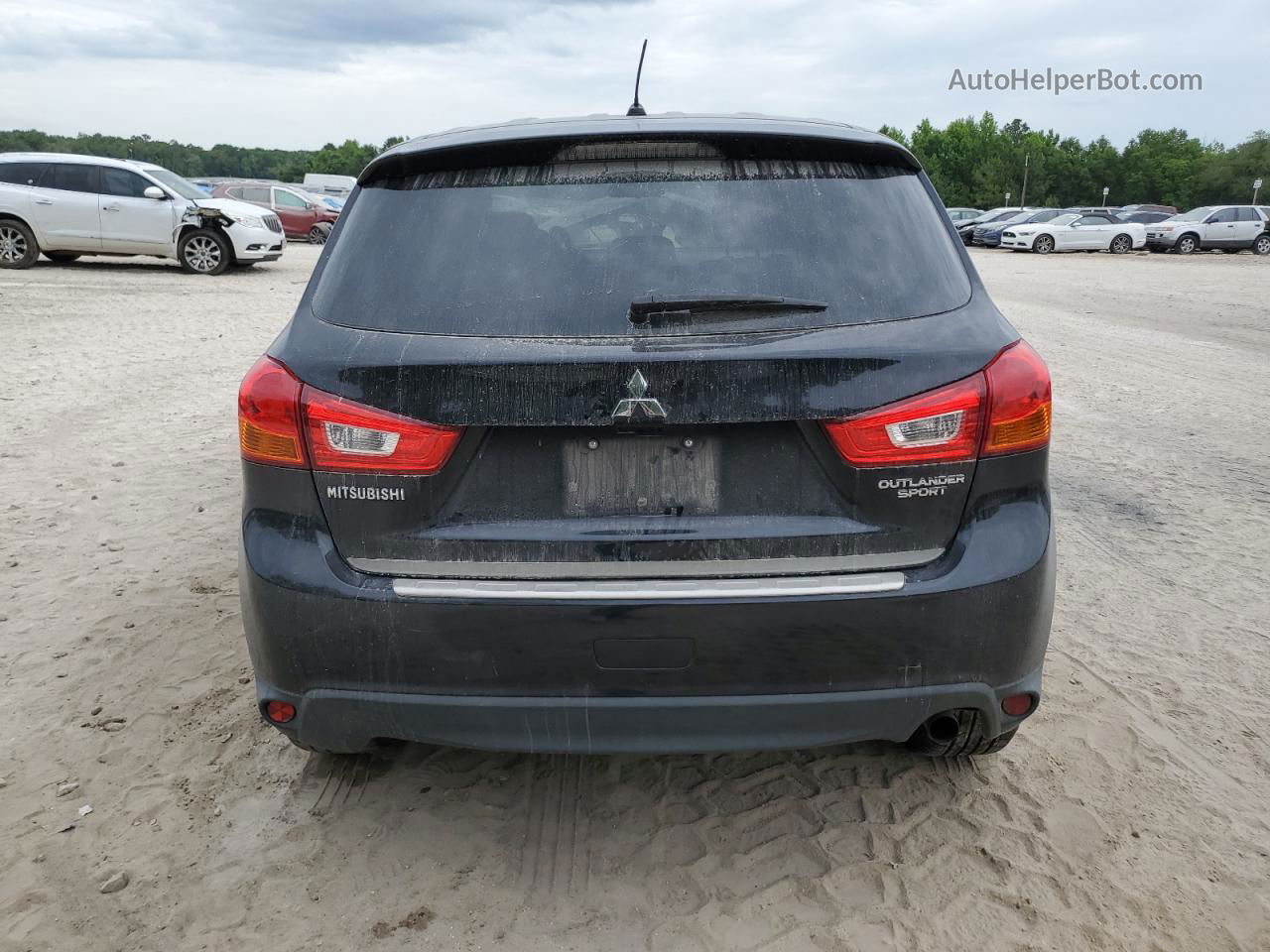 2014 Mitsubishi Outlander Sport Es Black vin: 4A4AP3AU0EE012879