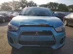 2014 Mitsubishi Outlander Sport Es Blue vin: 4A4AP3AU0EE019847