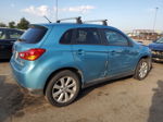 2014 Mitsubishi Outlander Sport Es Blue vin: 4A4AP3AU0EE019847