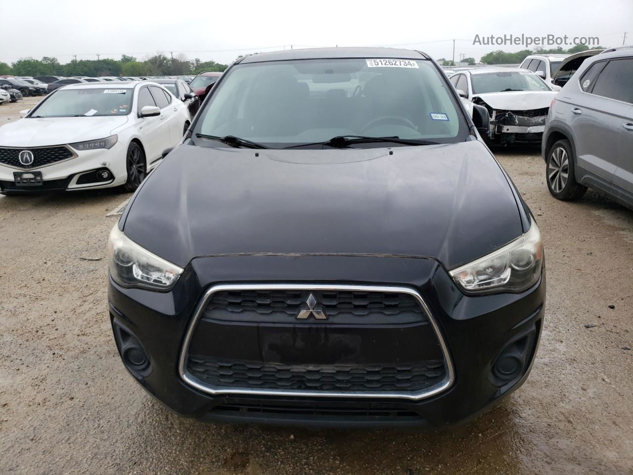 2014 Mitsubishi Outlander Sport Es Black vin: 4A4AP3AU0EE028516