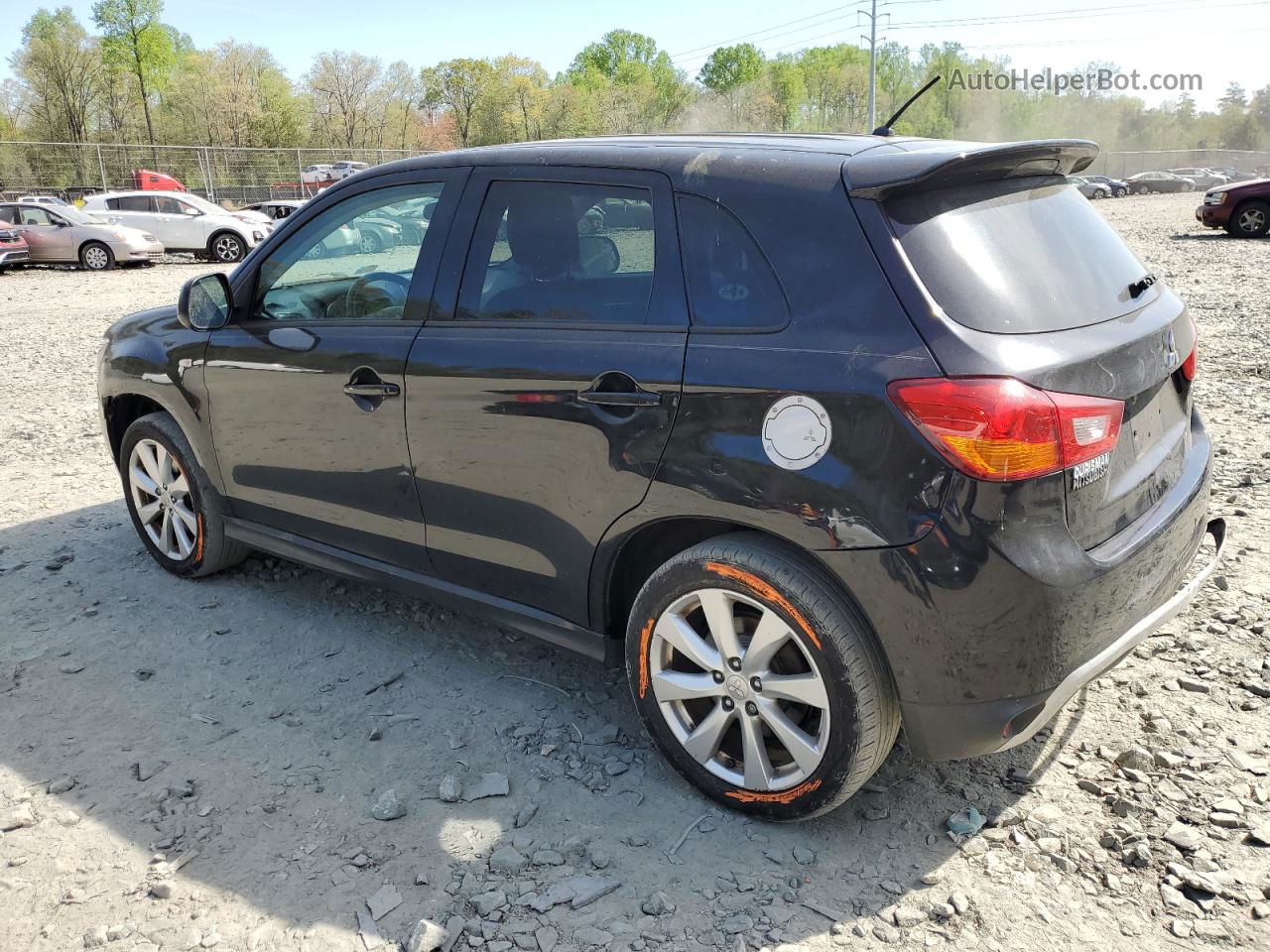 2015 Mitsubishi Outlander Sport Es Black vin: 4A4AP3AU0FE007120