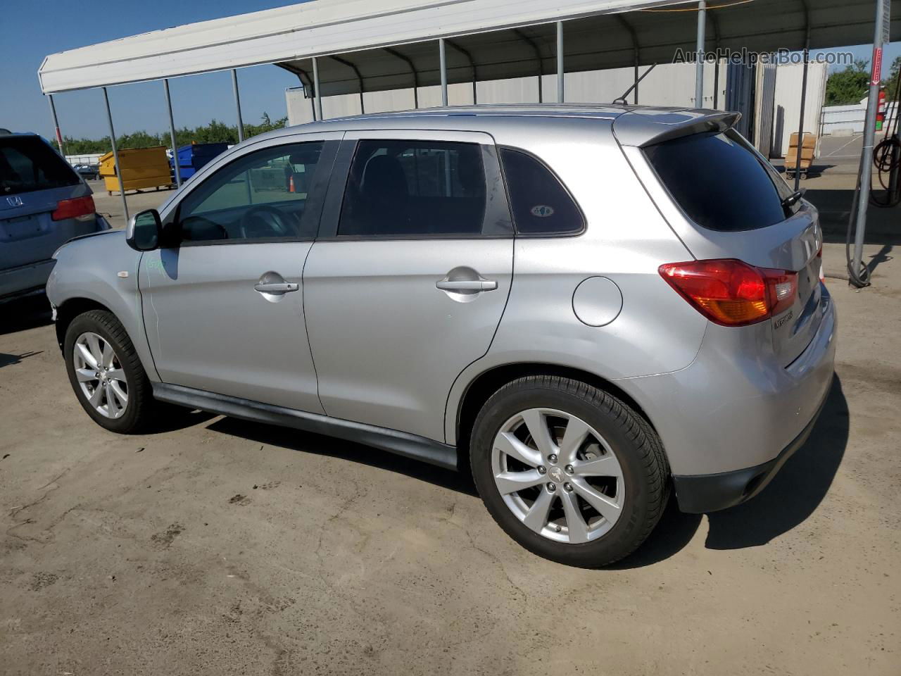 2015 Mitsubishi Outlander Sport Es Silver vin: 4A4AP3AU0FE020921