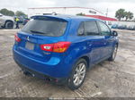 2015 Mitsubishi Outlander Sport Es Синий vin: 4A4AP3AU0FE031515