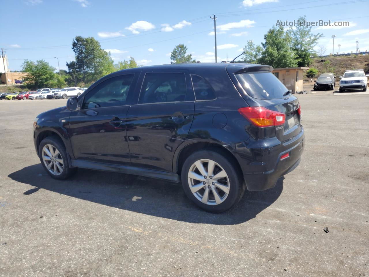 2015 Mitsubishi Outlander Sport Es Черный vin: 4A4AP3AU0FE042076