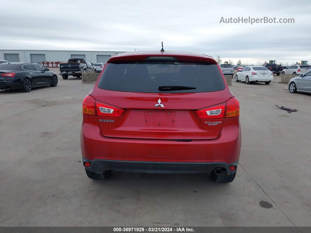 2015 Mitsubishi Outlander Sport Es Красный vin: 4A4AP3AU0FE046662