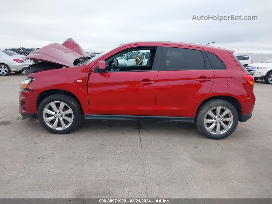 2015 Mitsubishi Outlander Sport Es Красный vin: 4A4AP3AU0FE046662