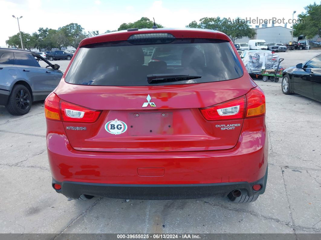 2015 Mitsubishi Outlander Sport Es Red vin: 4A4AP3AU0FE056883