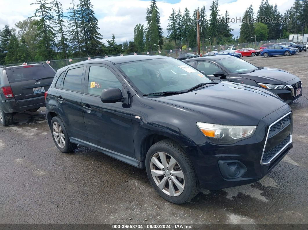 2013 Mitsubishi Outlander Sport Es Black vin: 4A4AP3AU1DE007317