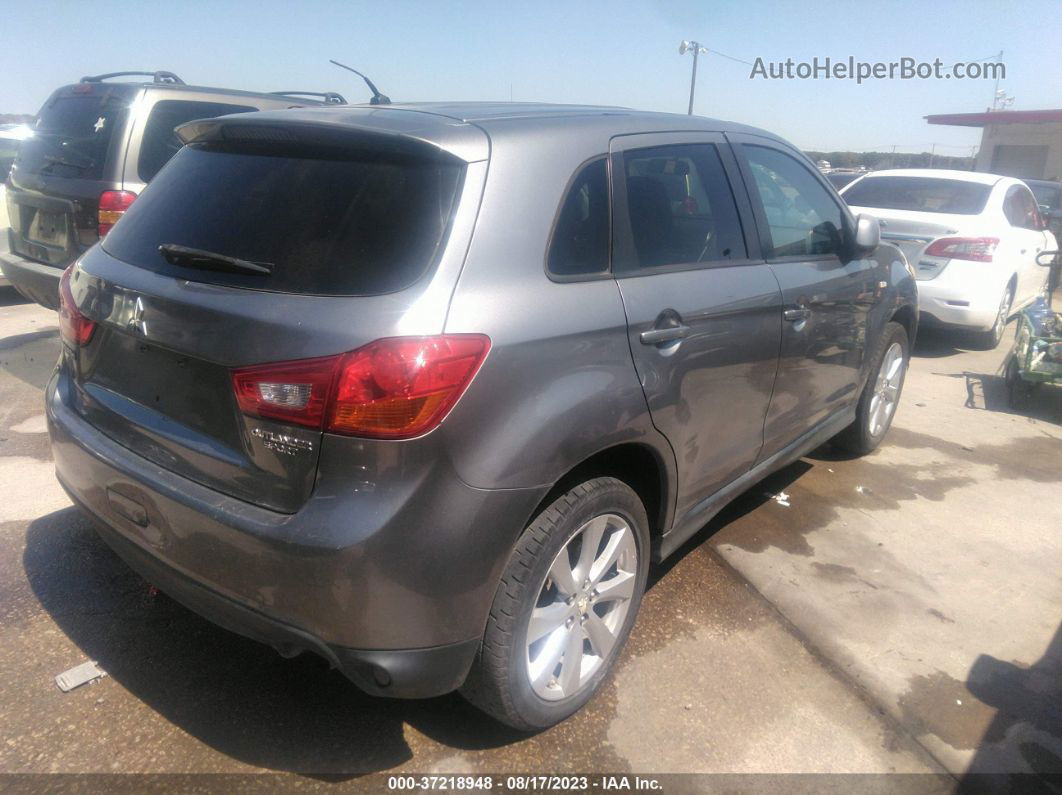 2013 Mitsubishi Outlander Sport Es Gray vin: 4A4AP3AU1DE024036