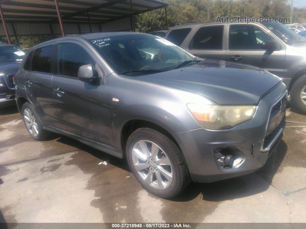 2013 Mitsubishi Outlander Sport Es Gray vin: 4A4AP3AU1DE024036