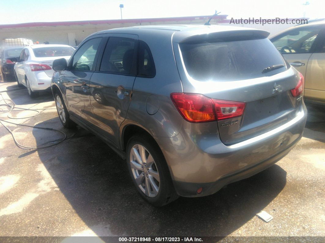 2013 Mitsubishi Outlander Sport Es Gray vin: 4A4AP3AU1DE024036