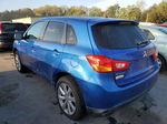 2015 Mitsubishi Outlander Sport Es Синий vin: 4A4AP3AU1FE021527