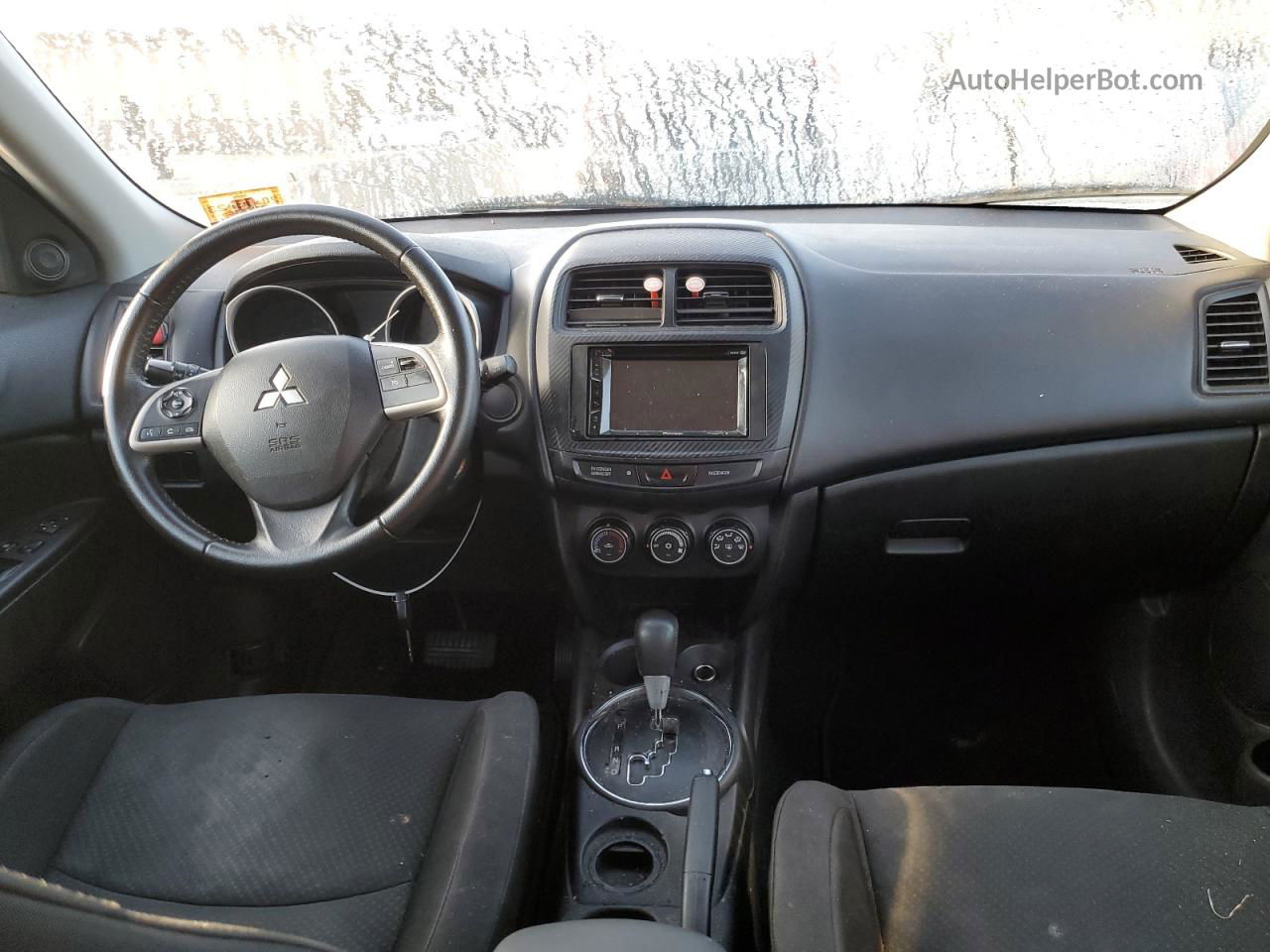 2015 Mitsubishi Outlander Sport Es Синий vin: 4A4AP3AU1FE021527