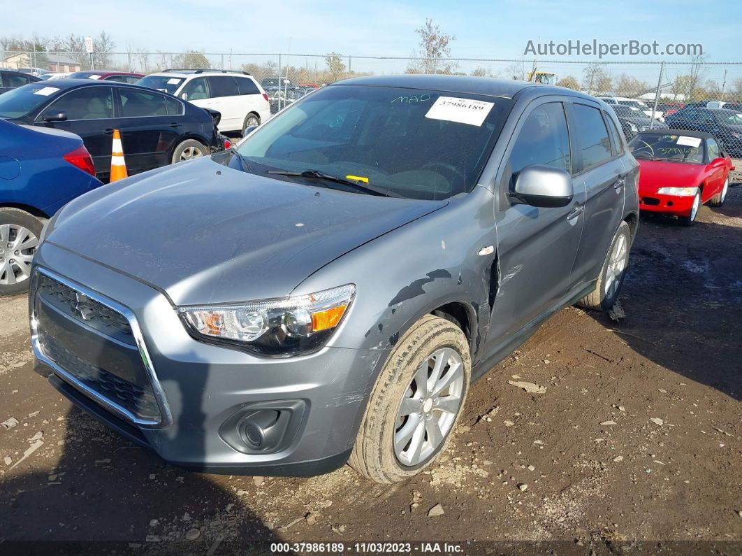 2015 Mitsubishi Outlander Sport Es Gray vin: 4A4AP3AU1FE031152